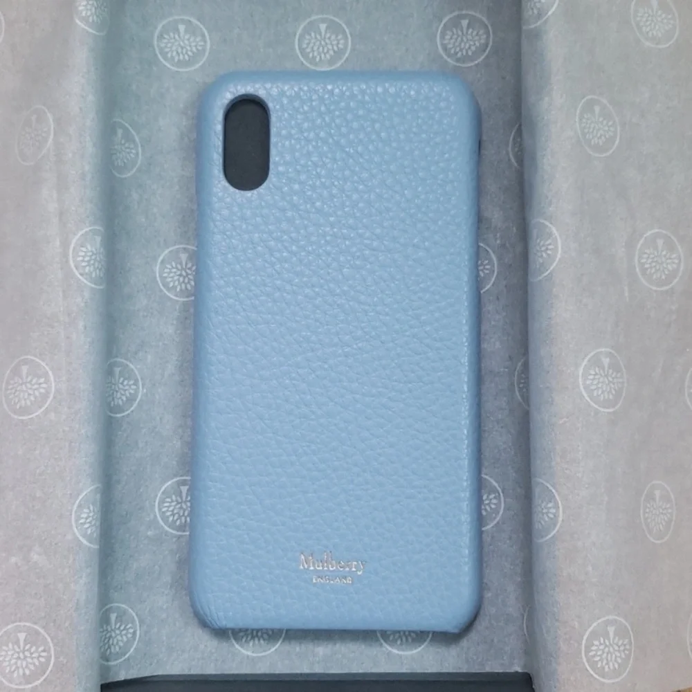 NWT Mulberry iPhone X/XS Cover Pale Slate Color